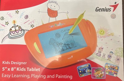 Genius Kids Designer elektronisches Lerntablet 5  x 8  Lernen, Spielen & Malen