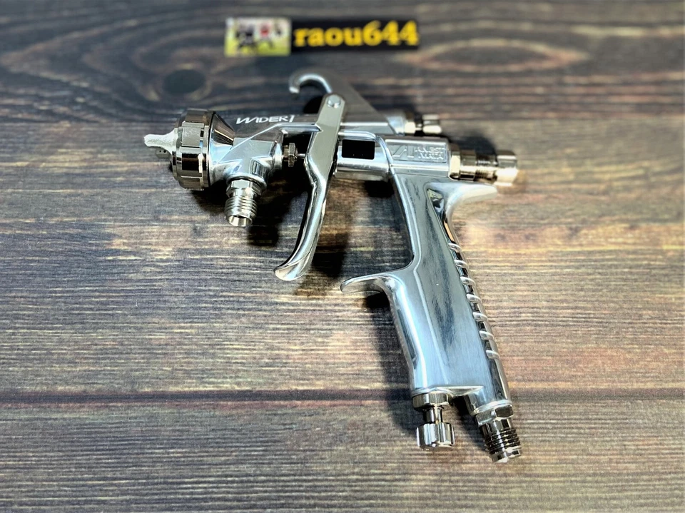 Pistola pulverizadora de alimentación de succión sucesora ANEST IWATA WIDE1-10E1S 1,0 mm W-101-101S Foto 2 de 4