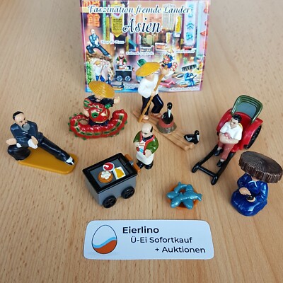TOP KINDER SURPRISE SET - Stranger Countries Asia - Stereotyped Peoples of Asia 
