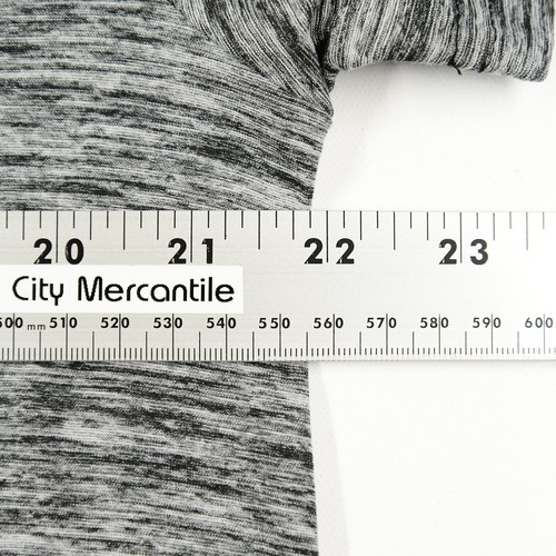 Pullover grande Henley Tallwoods para hombre S/S cuello redondo ropa deportiva gris supersuave - Imagen 9 de 10