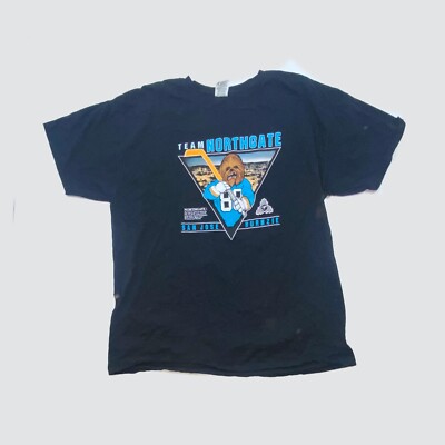 san jose sharks star wars north gate hockey team t shirt mens xl