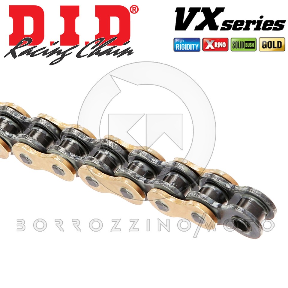 Chaîne Moto DID 530, 108 Maillons, Standard, Avec Clip De Fermeture - Résistance à La Rupture 3150 Kg