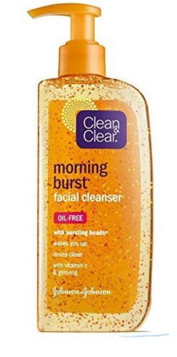 Clean & Clear Morning Burst Facial Cleanser Bursting Beads Oil-Free OLD FORMULA