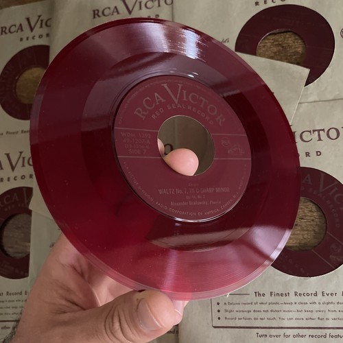 Chopin Waltzes - Alexander Brailowski Pianist Victor Records WDM-1392 7x45 RPM - Picture 5 of 12