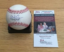 Alex Cora Boston Red Sox Autograph Signed Pre-Game Used MLB Baseball JSA COA