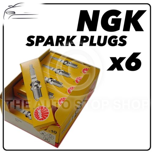 6x NGK Allumage Bougies Pièce Numéro DCPR7E Stock N°3932 Neuf Véritable