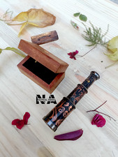 Victorian Brass Telescope W/ Box, Antique Finish, Handheld Monocular Spyglass