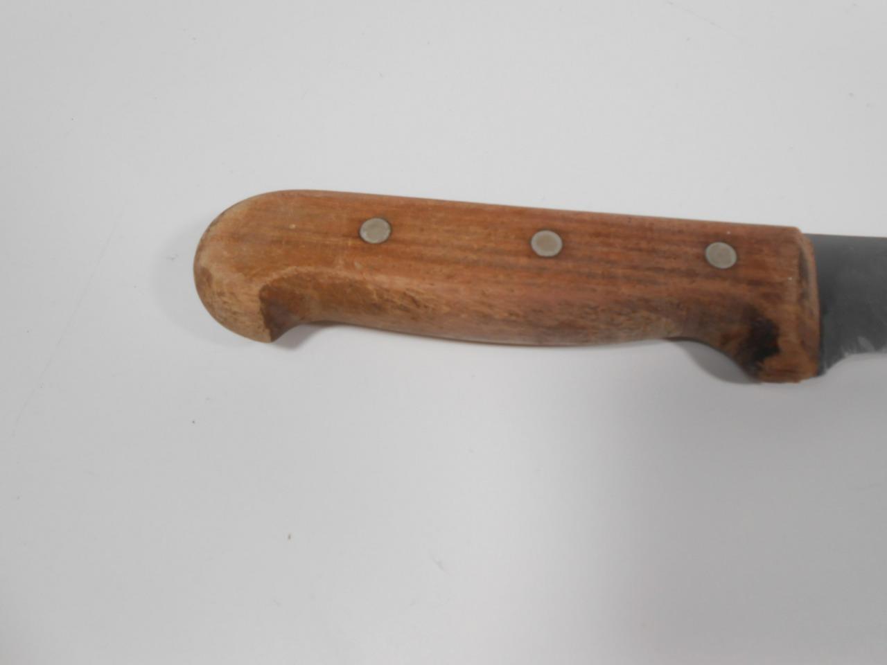 VICTORINOX R.H. FORSCHNER 10" BUTCHER KNIFE 402-10 HICKORY HANDLE SWITZERLAND