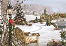 The Spirit of Giving 16 Alan Giana Boxed Christmas Cards by LPG Greetings