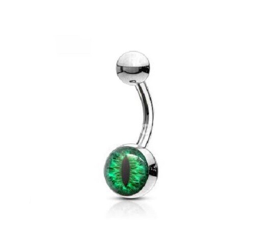Anillo del vientre del ojo de serpiente, anillo del vientre del ojo de dragón o anillo del vientre del ojo de gato - Imagen 4 de 4