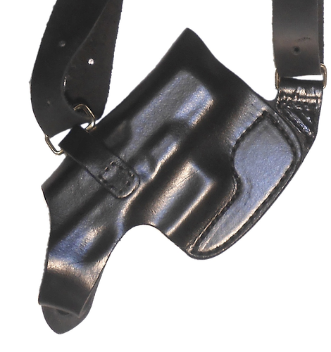 Leather Shoulder Gun Holster LH RH For Springfield XDM 3.8 - Picture 3 of 5