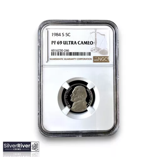 1984-S Jefferson Nickel PROOF (*Certified PR69 DCAM by NGC*)