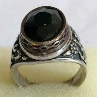 Post Medieval Silver Ring With Bea