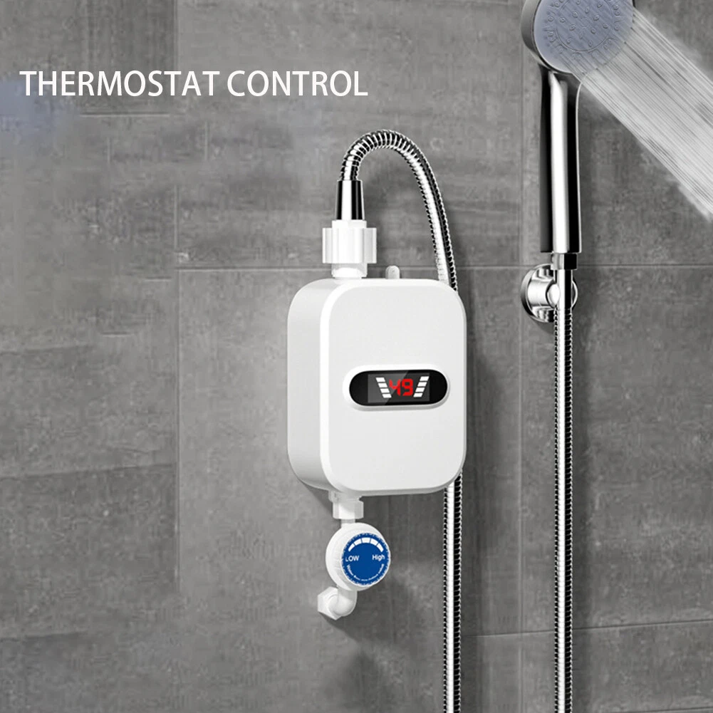304 Stainless Steel Hot Water Heater Shower LCD Digital for Hotel (UK) |  eBay