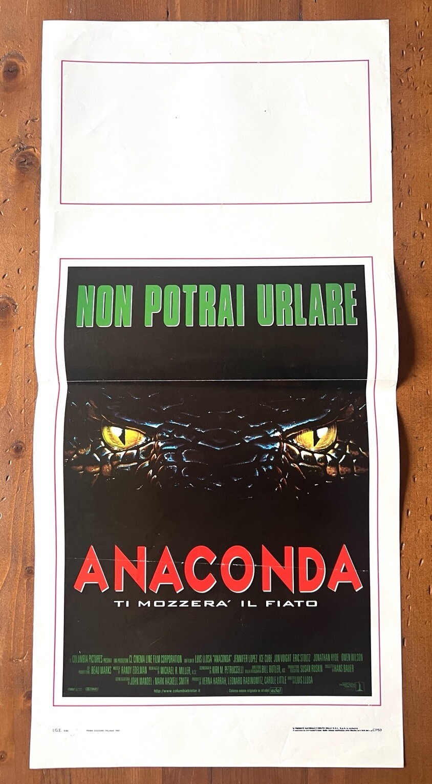 Locandina di Anaconda (1997)