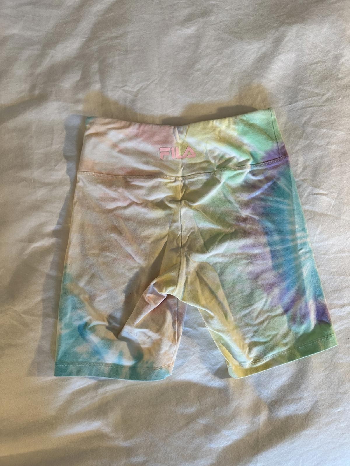 Pantaloncini bici FILA pastello arcobaleno tie dye