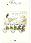 [FDS318] Belgium FDS 2010-12 Birds Buzin First Day Sheet SUPERB