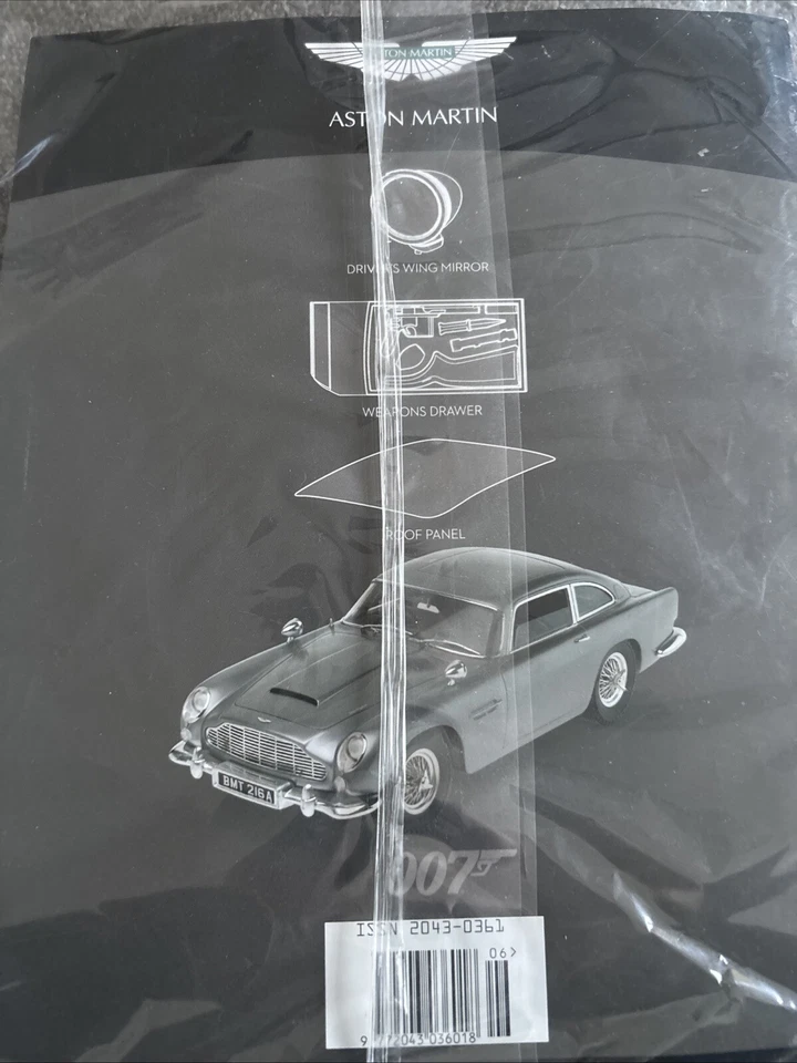 JAMES BOND 007 - ASTON MARTIN DB5 - 1:8 SCALE BUILD - GOLDFINGER - CAR PART 6 - Image 2 of 2