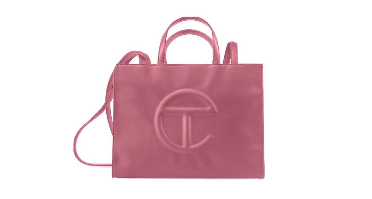 TELFAR テルファー SHOPPING BAG MEDIUM 2way TELFAR Medium Shopping Bag - Greenscreen Patent: Handbags