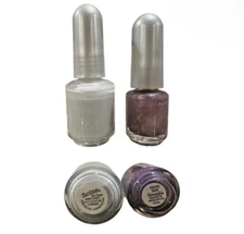 2 x Bottles Bonne Bell Lip Smackers NAIL POLISH Berry Sporty + Galactic Grape