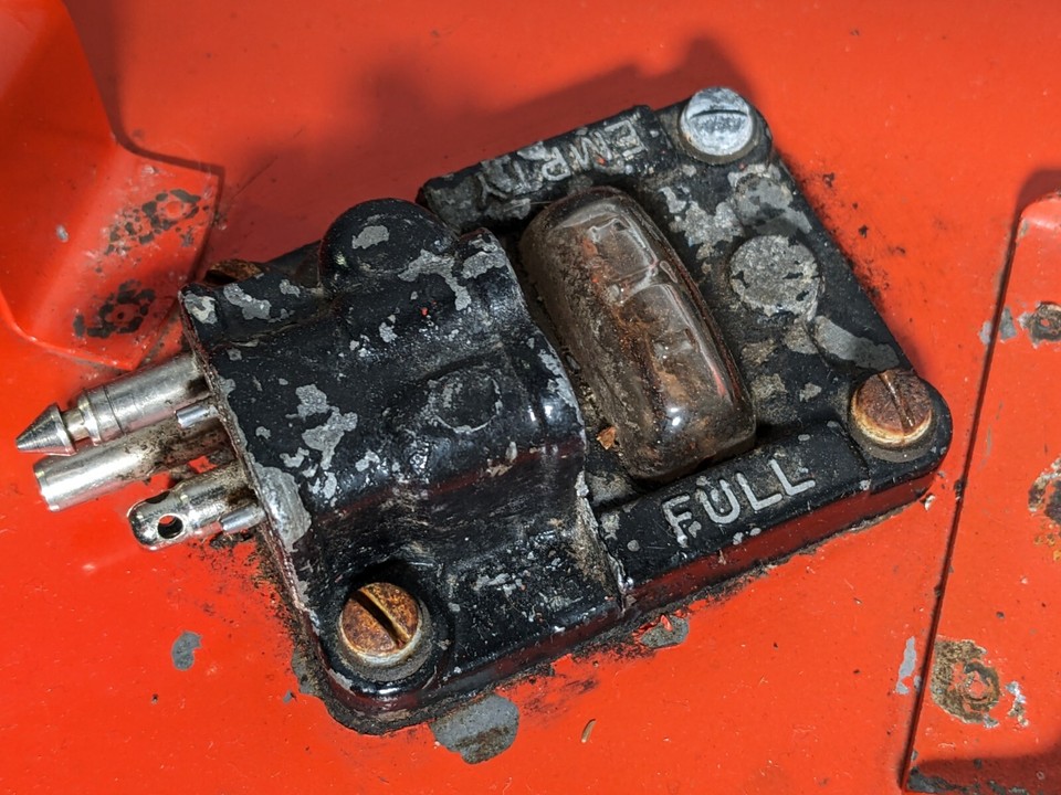 Johnson Outboard 6 Gallon Metal Boat Gas Tank Fuel Can Red Vintage eBay