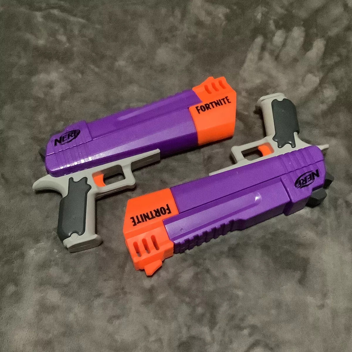 NERF Fortnite HC-E Hand Cannon Desert Eagle Purple Pistol Blaster