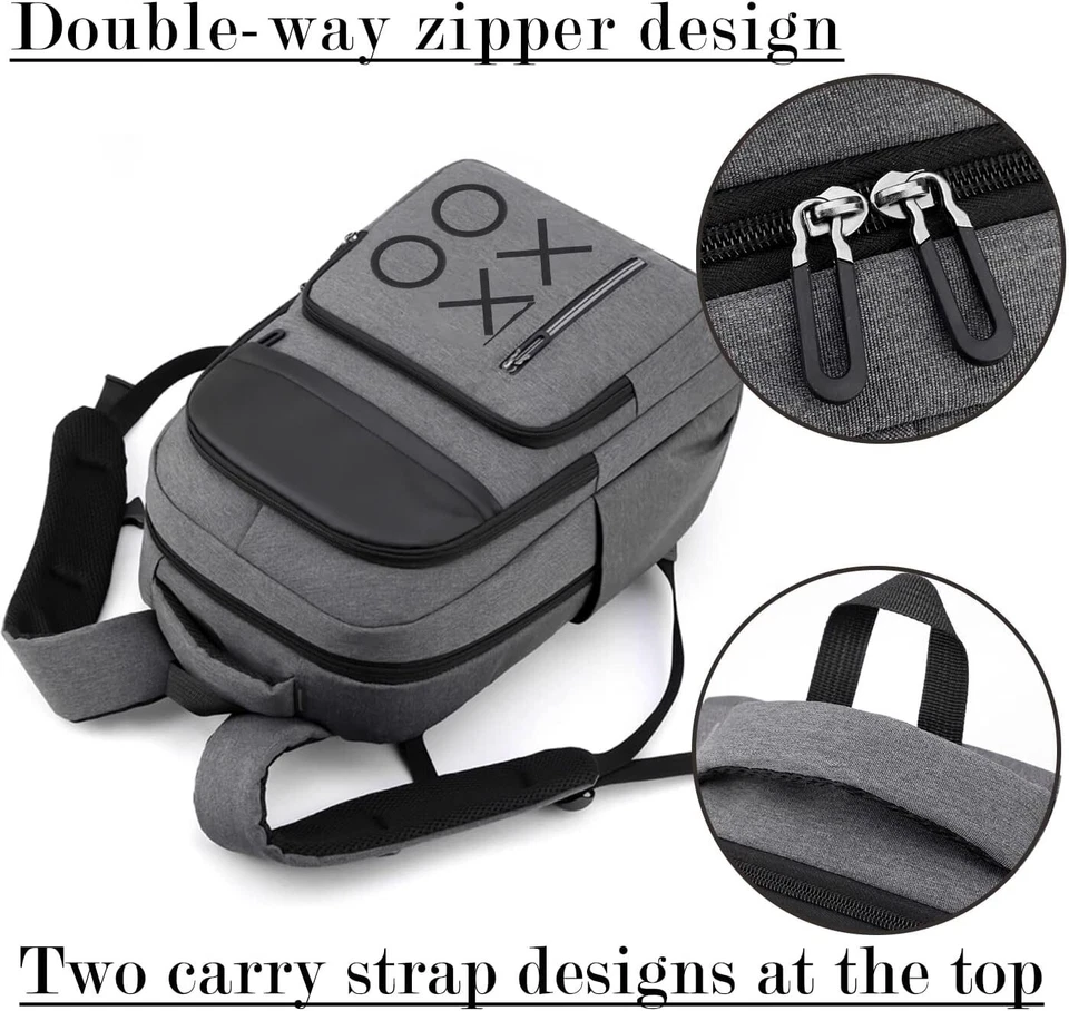 Game Cosole Backpack Travel Bag Travel Carrying Case for PS5/PS4 Console and Acc - Image 2 of 4