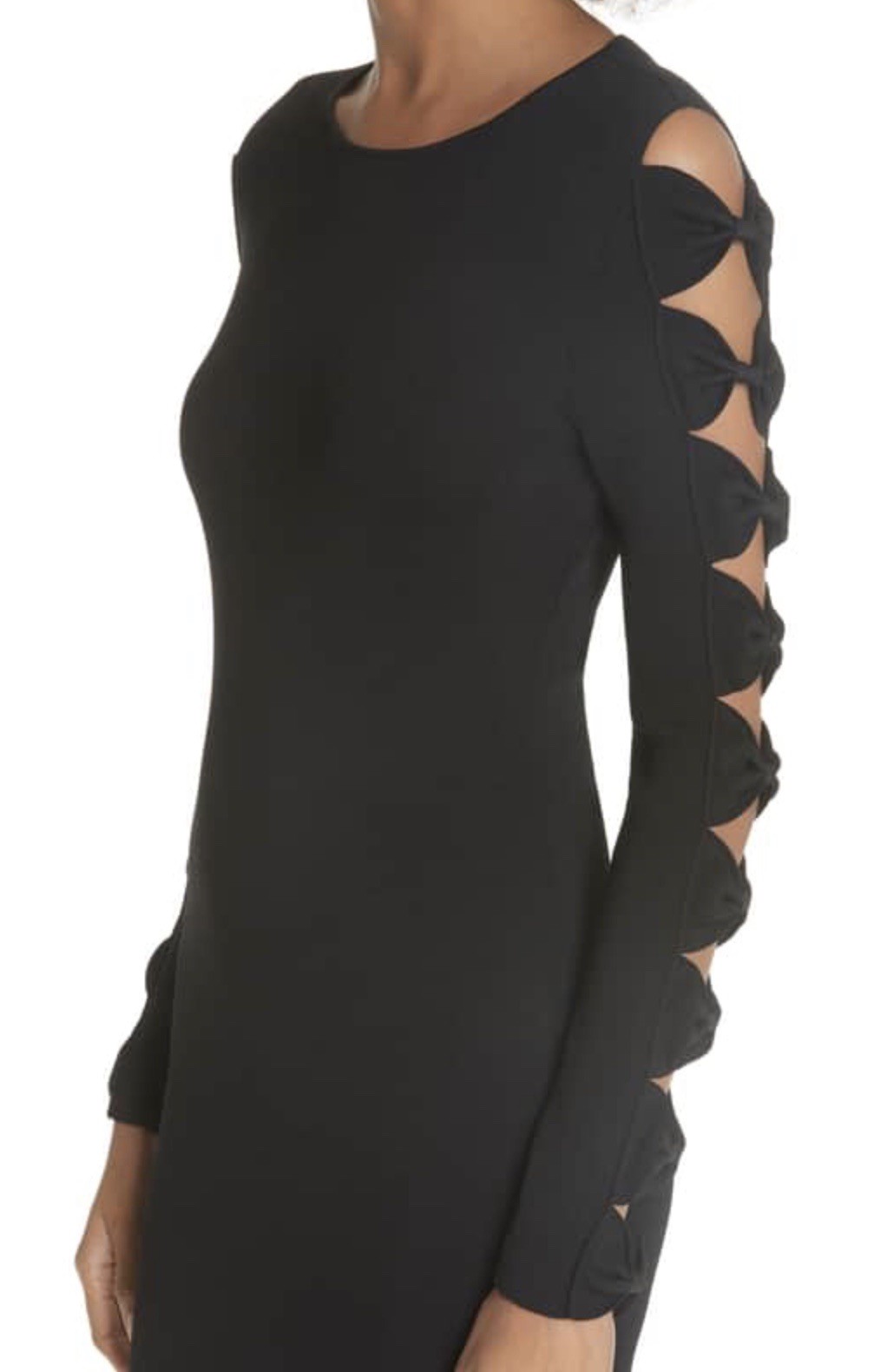 ted baker bow sleeve dress