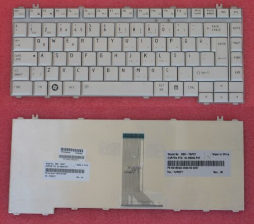 Tastiera qwerty Turco TOSHIBA Satellitare A200 NSK-TAP0T 9J.N9082.P0T PK130182J0 - Foto 1 di 1