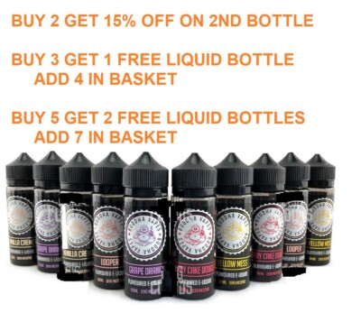 Buddha E Liquid 100ml/120ml | Fruity Vape Flavours | 80/20 VG/PG | 0mg All  range | eBay UK