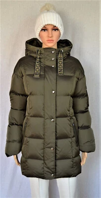 BOGNER FANJA DAMEN DAUNENJACKE JACKE OLIV OVERSIZE UVP 995 € Gr 44 XL-XXL NEU
