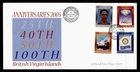DR WHO 2005 BRITISH VIRGIN ISLANDS FDC ANNIVERSAIRES COMBO $1 M72541