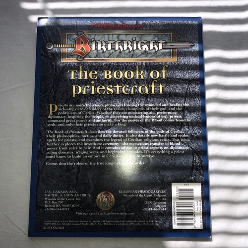BIRTHRIGHT THE BOOK OF MAGECRAFT & THE BOOK OF PRIESTCRAFT LOT! Excellent Cond.! - Picture 15 of 18