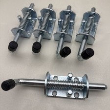 5pc 6.5" Long Spring Loaded Latch, Spring Pin Latch Lock Metal Lock Barrel READ