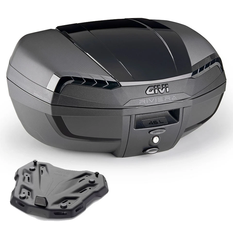 Bauletto Givi E46NB Riviera Black Edition Monolock 46 Litri