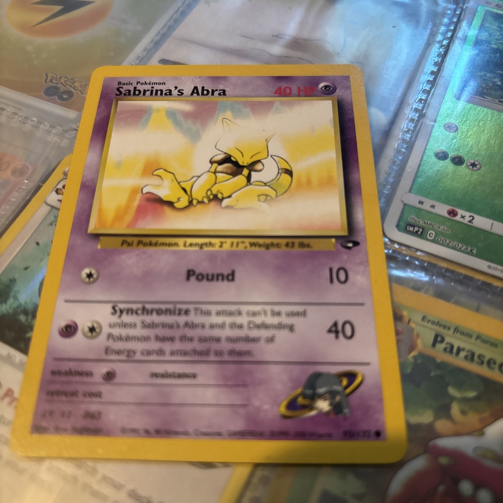 Pokémon TCG Sabrina's Abra Gym Challenge 1st Edition Common Card 94/132