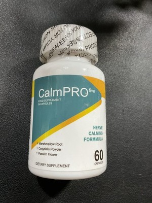 CALMPRO 5 NERVE CALMING FORMULA SUPPLEMENT CALM PRO 5 - 60 CAPSULES EXP 11/26