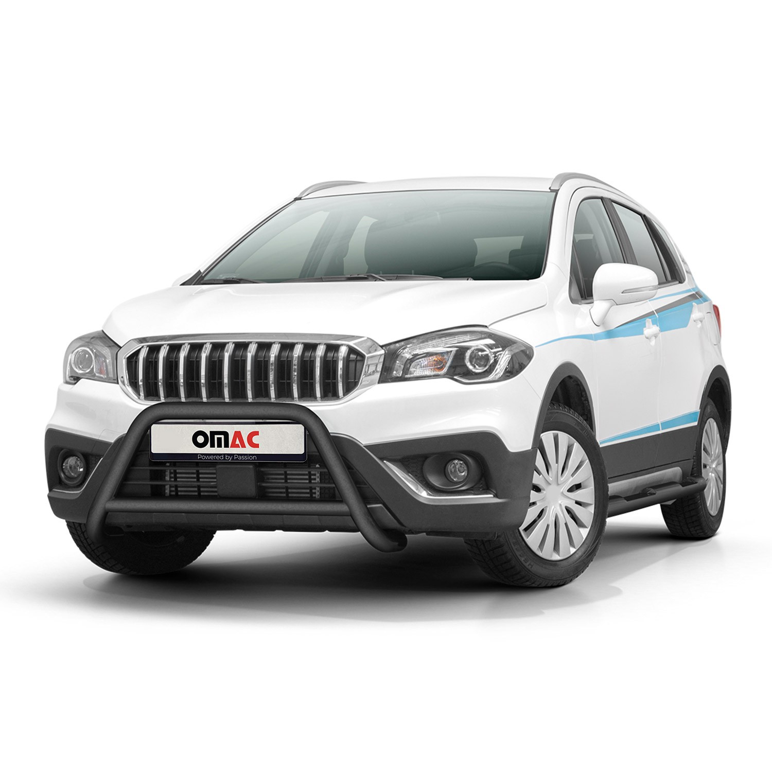 Pare-Buffle Avant Suzuki SX4 S-Cross Noir Acier Anti-Choc et Durable