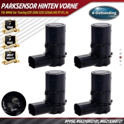 4x Parksensor Hinten Vorne Für BMW 5er Touring E39 520d 525i 525tds M5  97-01