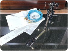 SME 3012-R Pro Long Tonearm w/ Headshell RCA Cable Tested Works Japan GS03 2.0