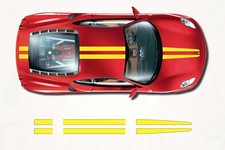 Aftermarket Ferrari F430 Center Stripes Decals