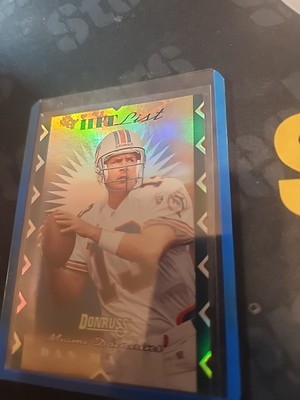 1996 DONRUSS HIT LIST INSERT DAN MARINO #18 7380/10000 MIAMI DOLPHINS CLEAN