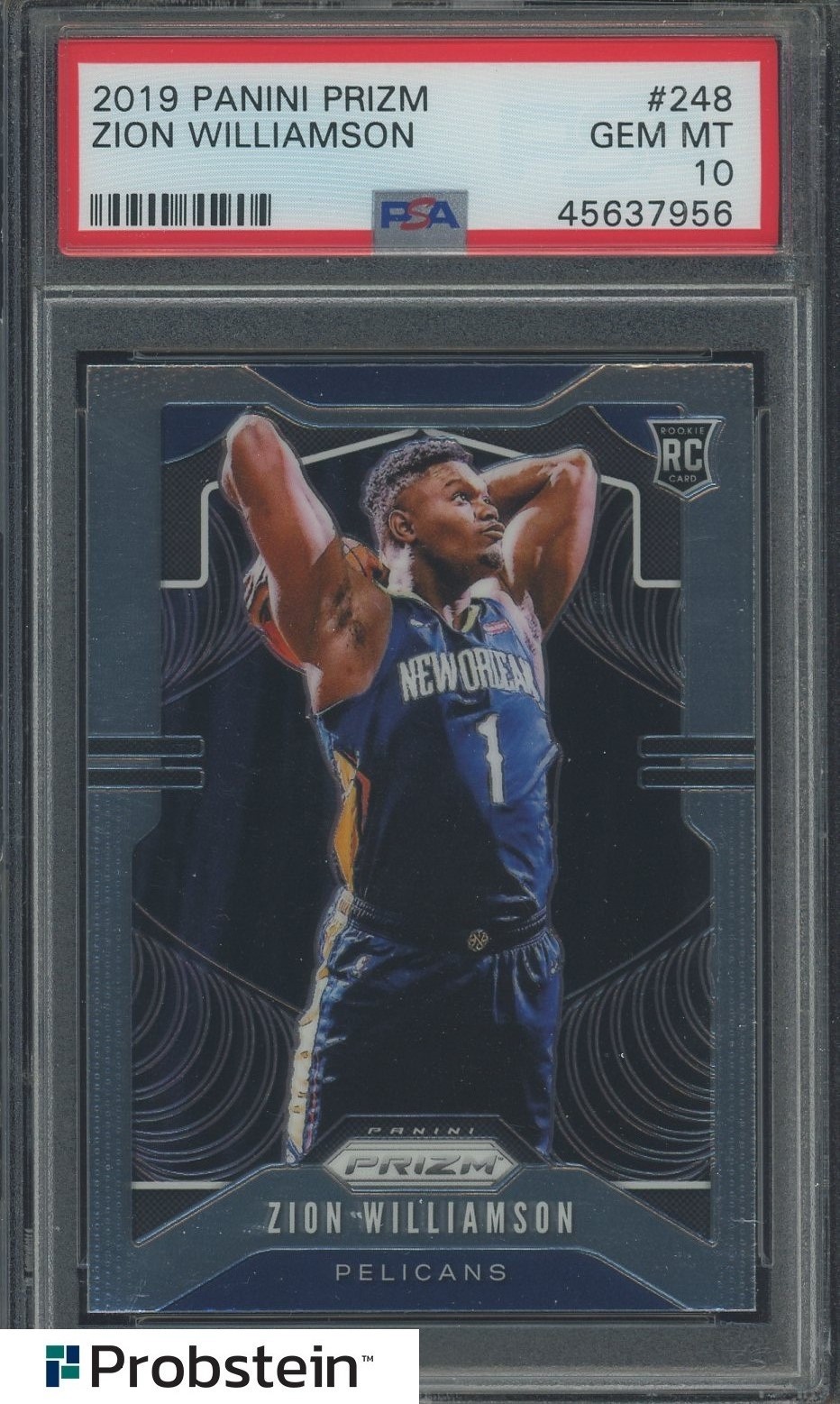 Zion Williamson Rookie Card Auction Tracker