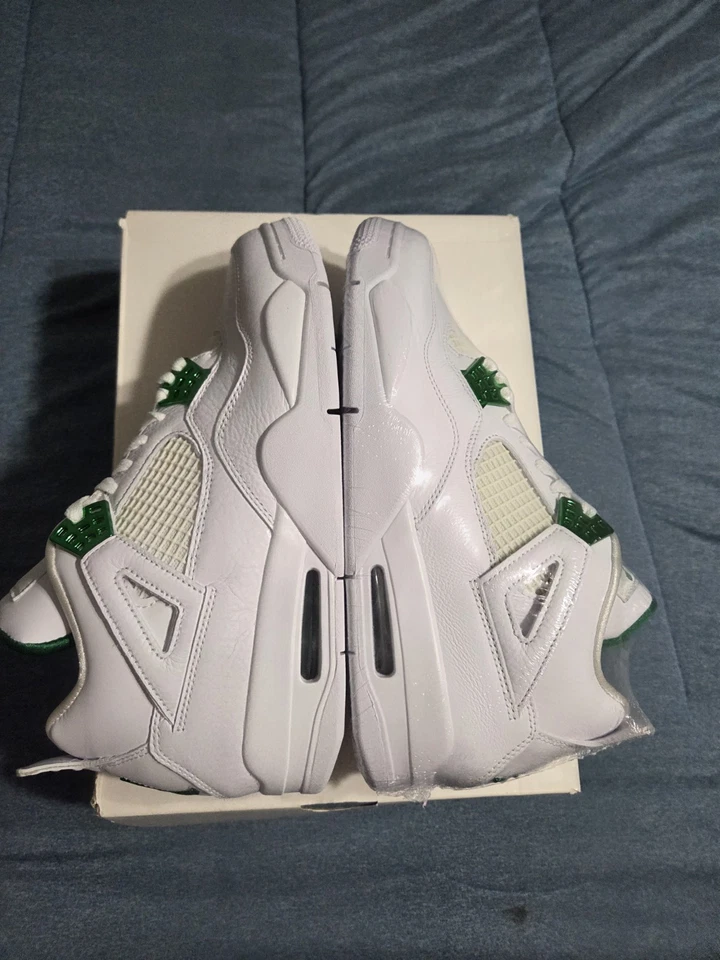 Air Jordan 4 复古绿色金属色 10.5 CT8527-113 DS 全新 — 第 3/4 张图片