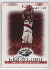 2007-08 Topps Triple Threads 144/333 LaMarcus Aldridge #38 k4s