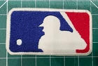 MLB Logo Embroidered Iron On Baseball Patch 1-1/4" x 2-1/4" for Shirt Sleeve Hat
