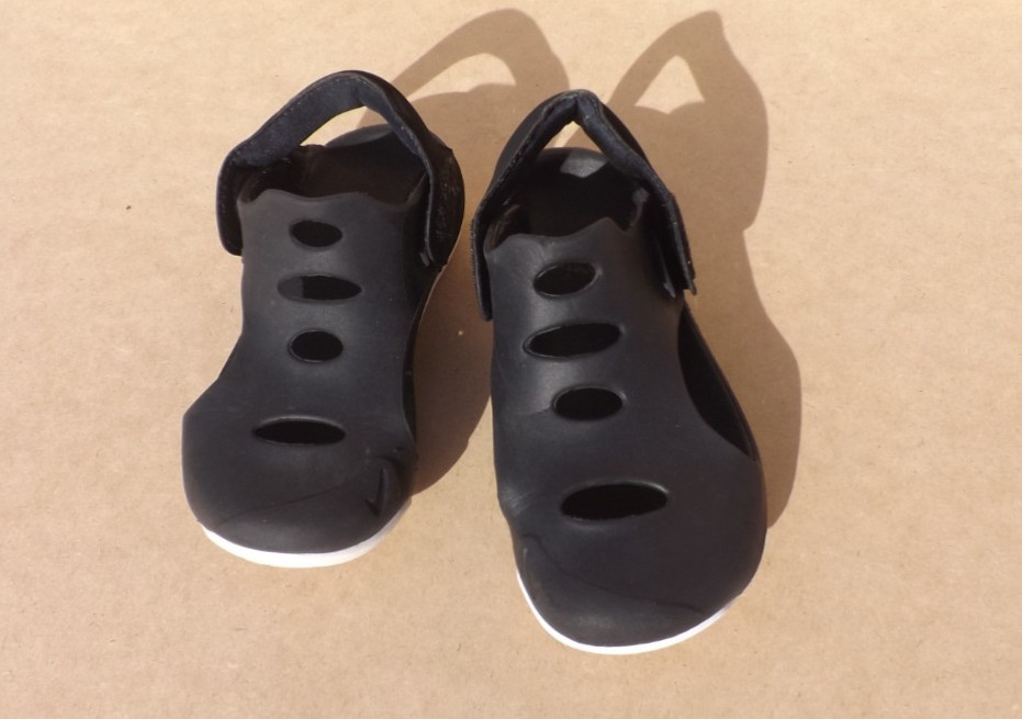 Size 12c - Nike(TD) Nike Sunray Protect 3 Sandals - Black/White