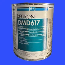 PPG DELTRON 🔷DMD 617 🔷MOLY ORANGE (RED SHADE) 🔷1 QUART🇺🇸FREE SHIPPING🟢