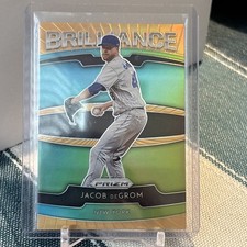2020 Panini Prizm Brilliance Prizms NEON ORANGE Jacob Degrom New York Mets /100