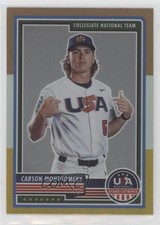 2023 Panini USA Baseball Stars & Stripes Carson Montgomery #76 uk2